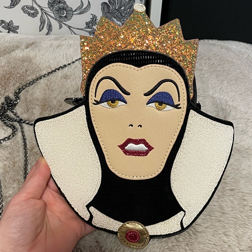 Danielle Nicole Disney Evil Queen Die Cut Crossbody Bag